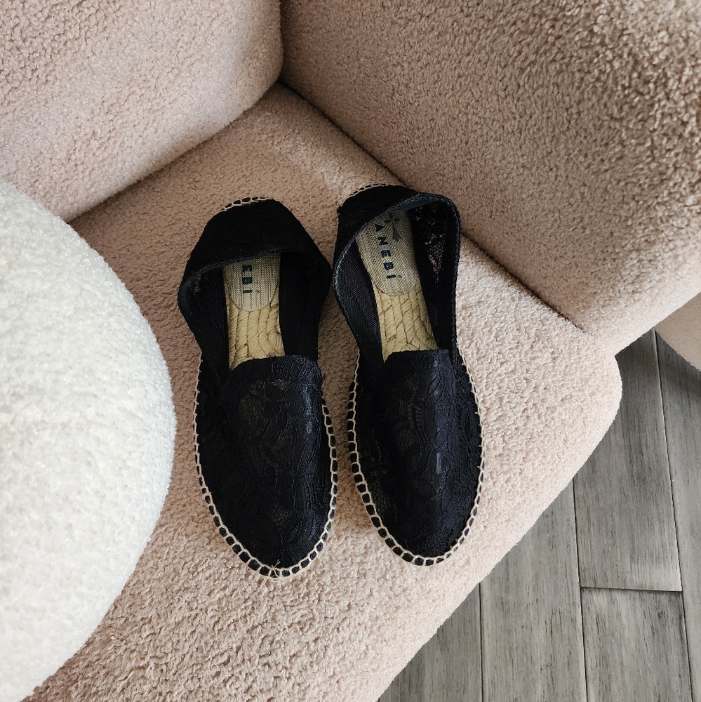 Anthropologie Manebi Lace Espadrilles